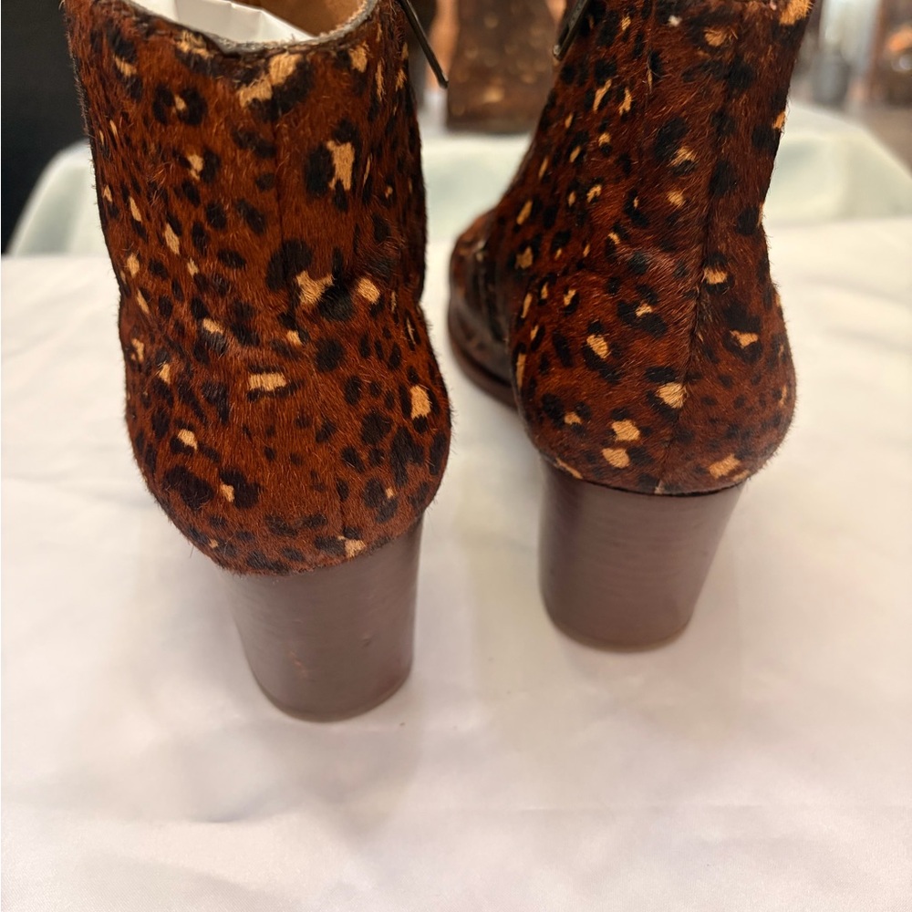 Madewell Leopard-Print Ankle Booties - Brown/Tan - Picture 3 of 3